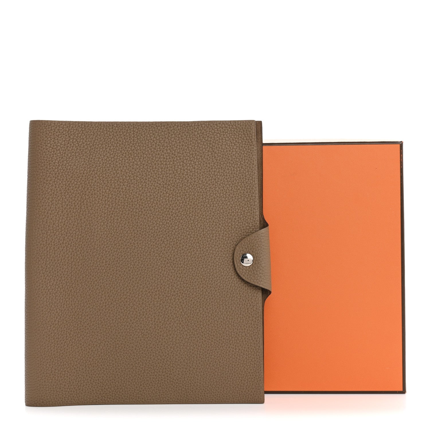 Hermes Togo Ulysse MM Agenda Cover Beige De Weimar 10 of 10