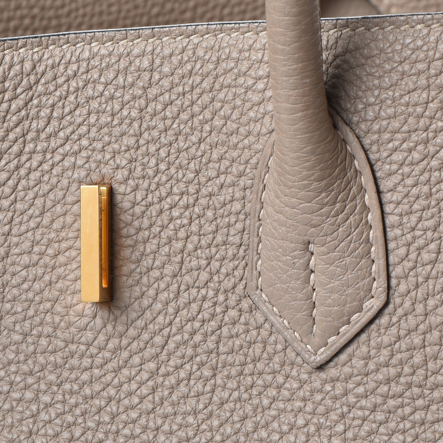 Hermes Togo Birkin 35 Gris Tourterelle 26 of 36