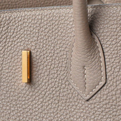 Hermes Togo Birkin 35 Gris Tourterelle 26 of 36