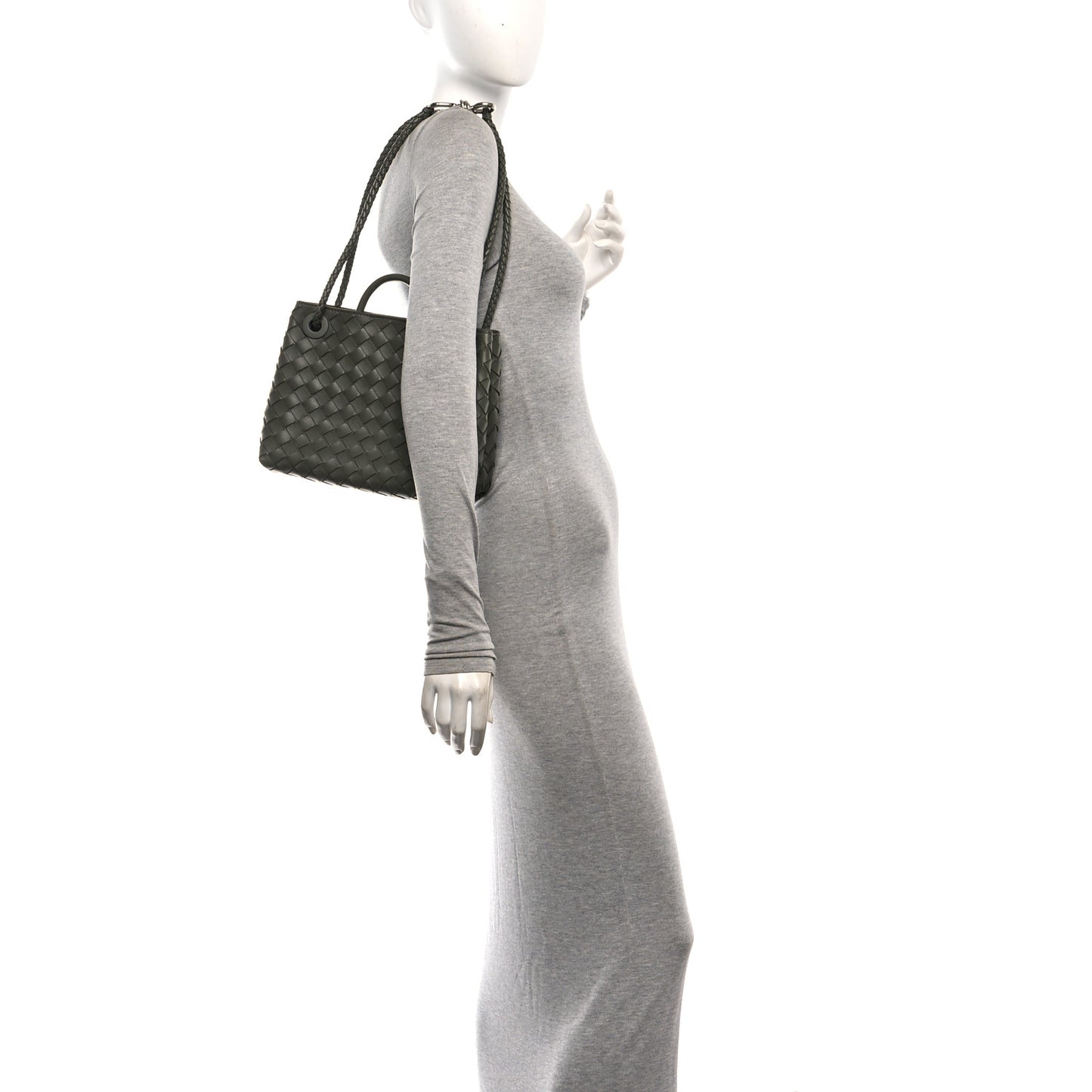 Nappa Intrecciato Small Andiamo Shoulder Bag Pickle