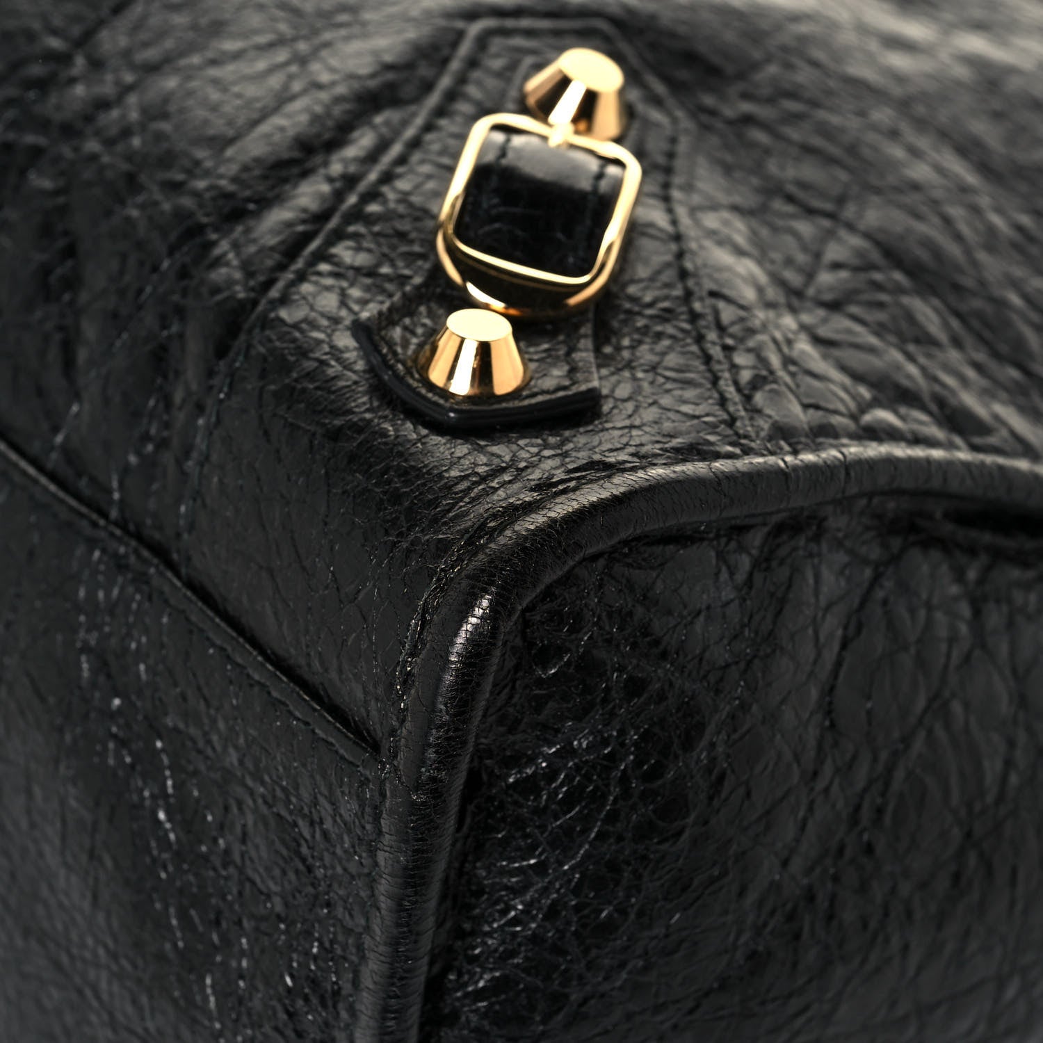 Balenciaga Agneau Classic Gold Hardware City Black 10 of 12