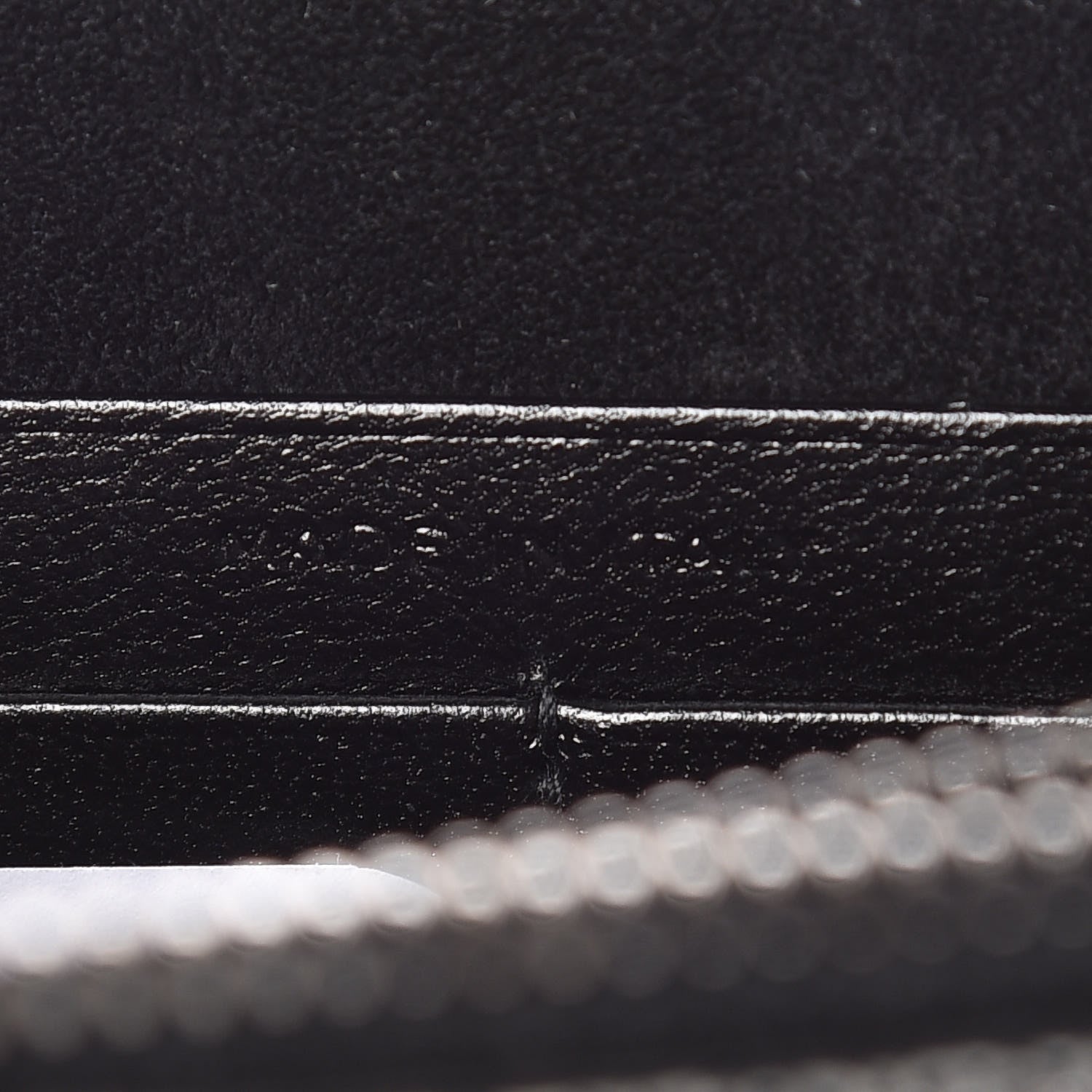 Saint Laurent Metallic Suede Star 3D Monogram Tassel Chain Wallet Acciaio Black 9 of 9