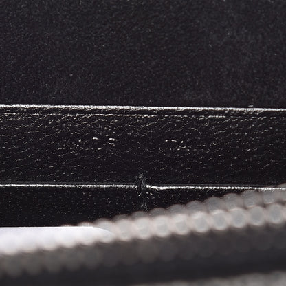 Saint Laurent Metallic Suede Star 3D Monogram Tassel Chain Wallet Acciaio Black 9 of 9