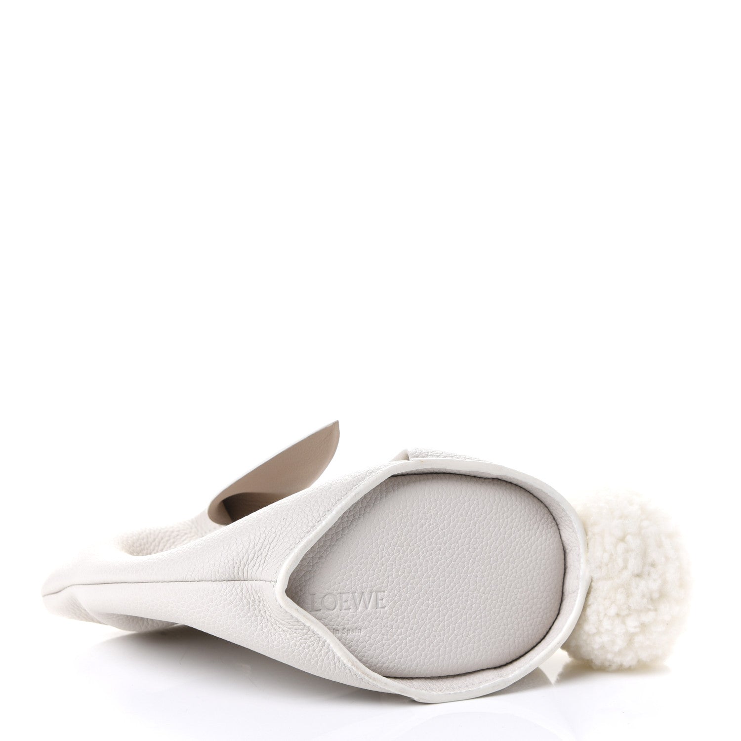 Loewe Calfskin Bunny Shoulder Bag White 3 of 4