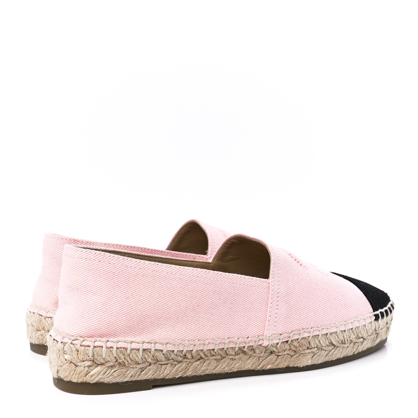 Denim Toile CC Espadrilles 39 Pink Black