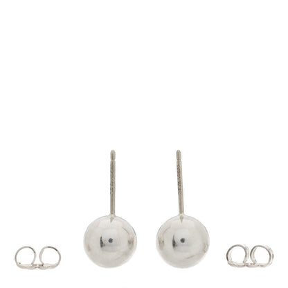 Tiffany Sterling Silver 8mm HardWear Ball Earrings 3 of 5