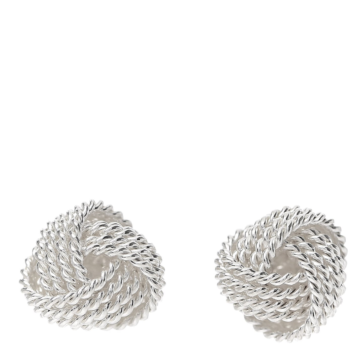 Sterling Silver Twist Knot Earrings