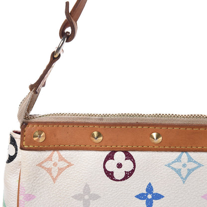 Louis Vuitton Monogram Multicolor Pochette Accessories White 12 of 14