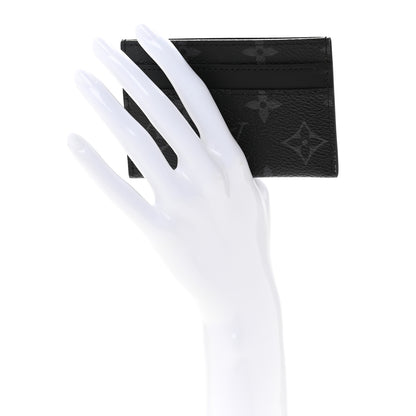 Louis Vuitton Monogram Eclipse Porte-Cartes Double Card Holder 2 of 7