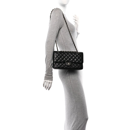 Chanel Caviar Quilted Medium Double Flap Black 2 of 11