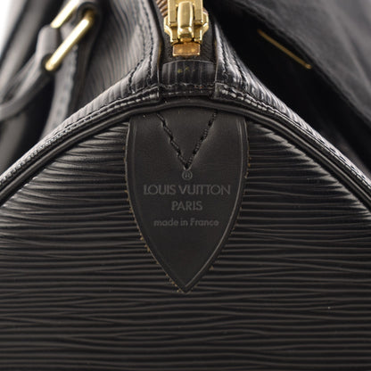 Louis Vuitton Epi Speedy 25 Black 6 of 7