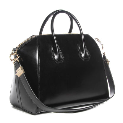 Givenchy Shiny Lord Calfskin Medium Antigona Black 3 of 8