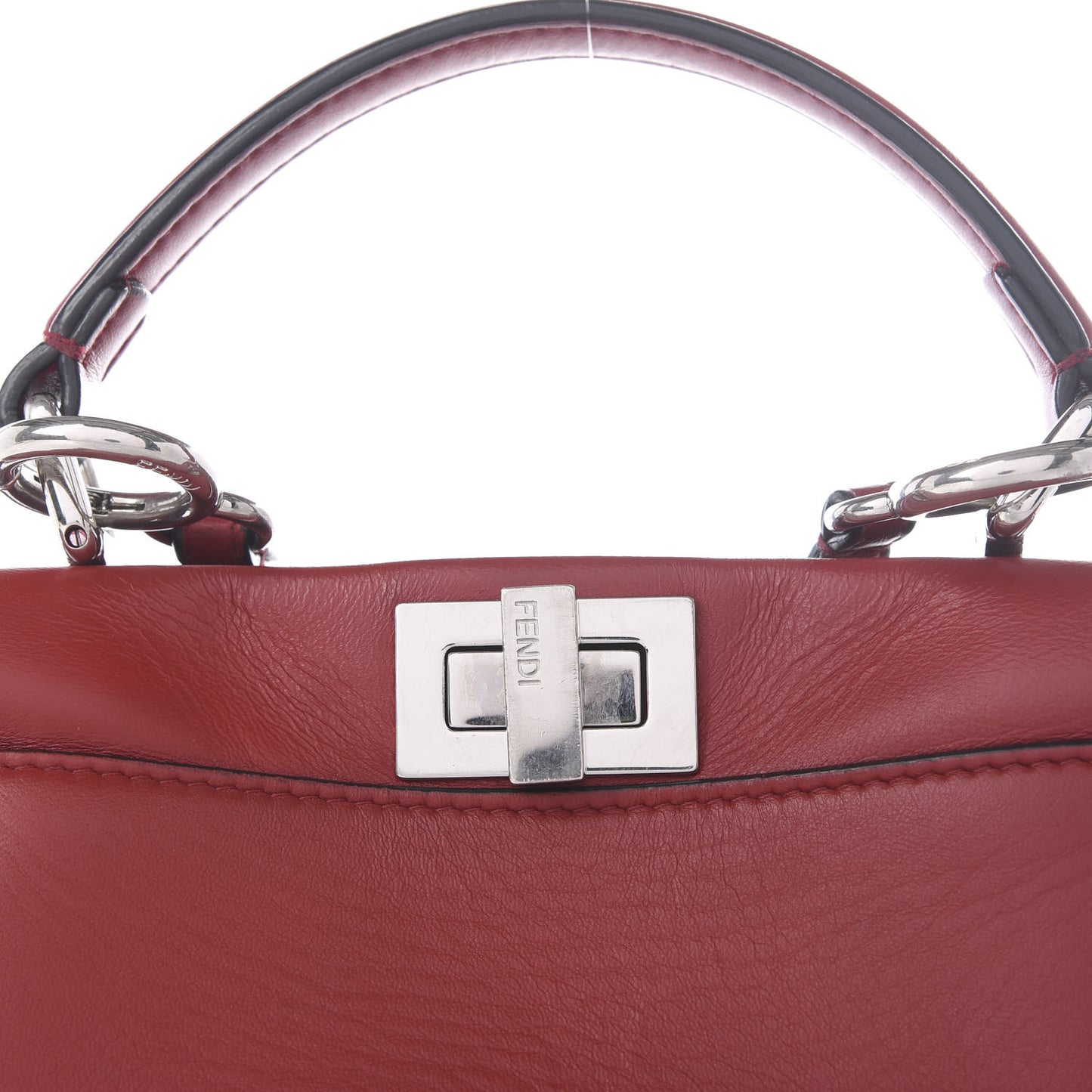 Nappa Lace Up Mini Peekaboo Iconic Satchel Ribes