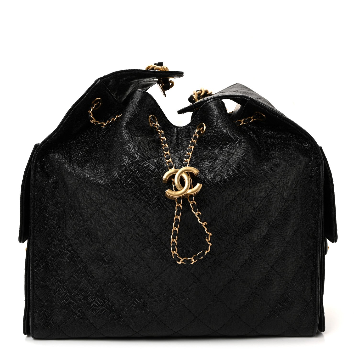 Chanel Caviar Quilted Medium Chanel 25 Handbag Black 1 of 11