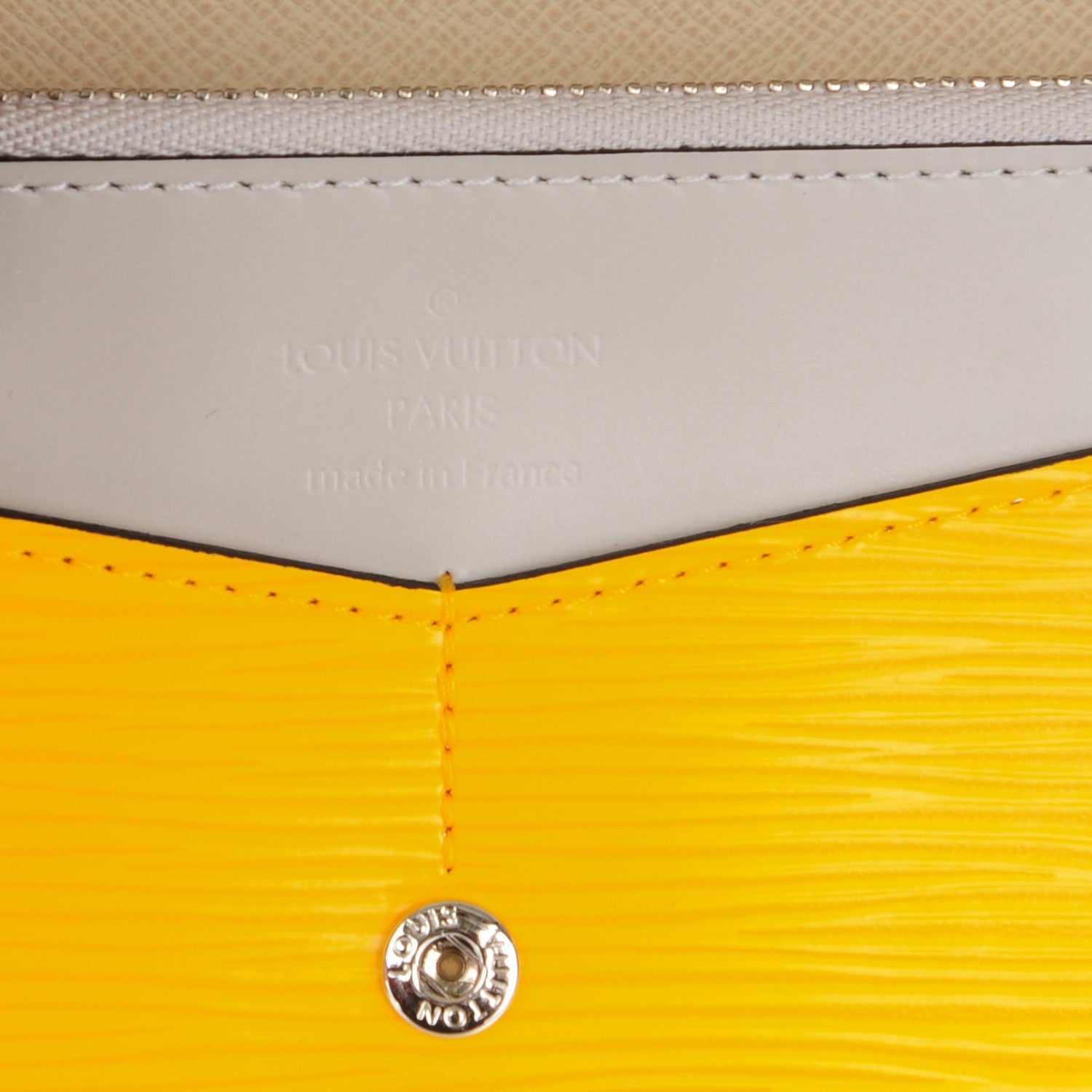 Louis Vuitton Epi Flore Wallet Citron 6 of 7
