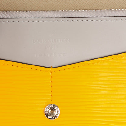 Louis Vuitton Epi Flore Wallet Citron 6 of 7