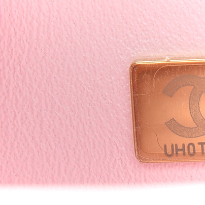 Chanel Lambskin Quilted Mini Top Handle Rectangular Flap Light Pink 7 of 9