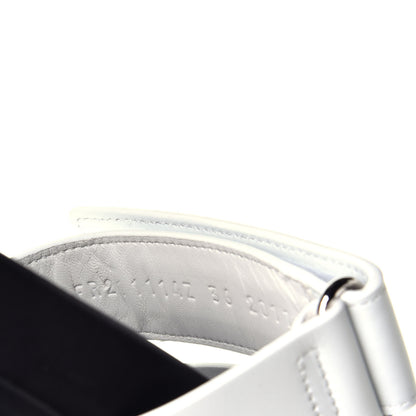 Hermes Calfskin Womens Chypre Sandals 36 White 8 of 9