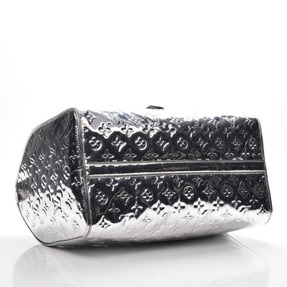Louis Vuitton Monogram Miroir Speedy 35 Silver 4 of 10