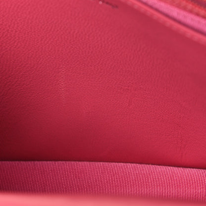 Chanel Lambskin Quilted Wallet On Chain WOC Pink 13 of 15