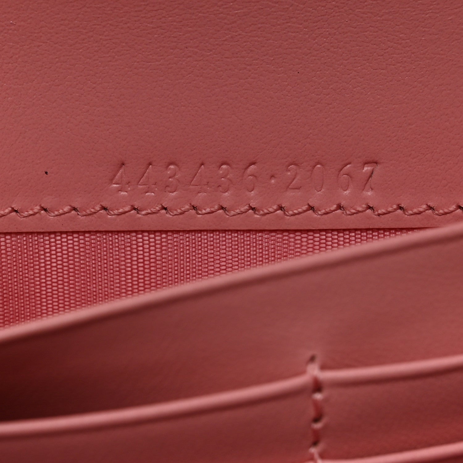 Gucci Calfskin Matelasse GG Marmont Continental Wallet Wild Rose 7 of 8