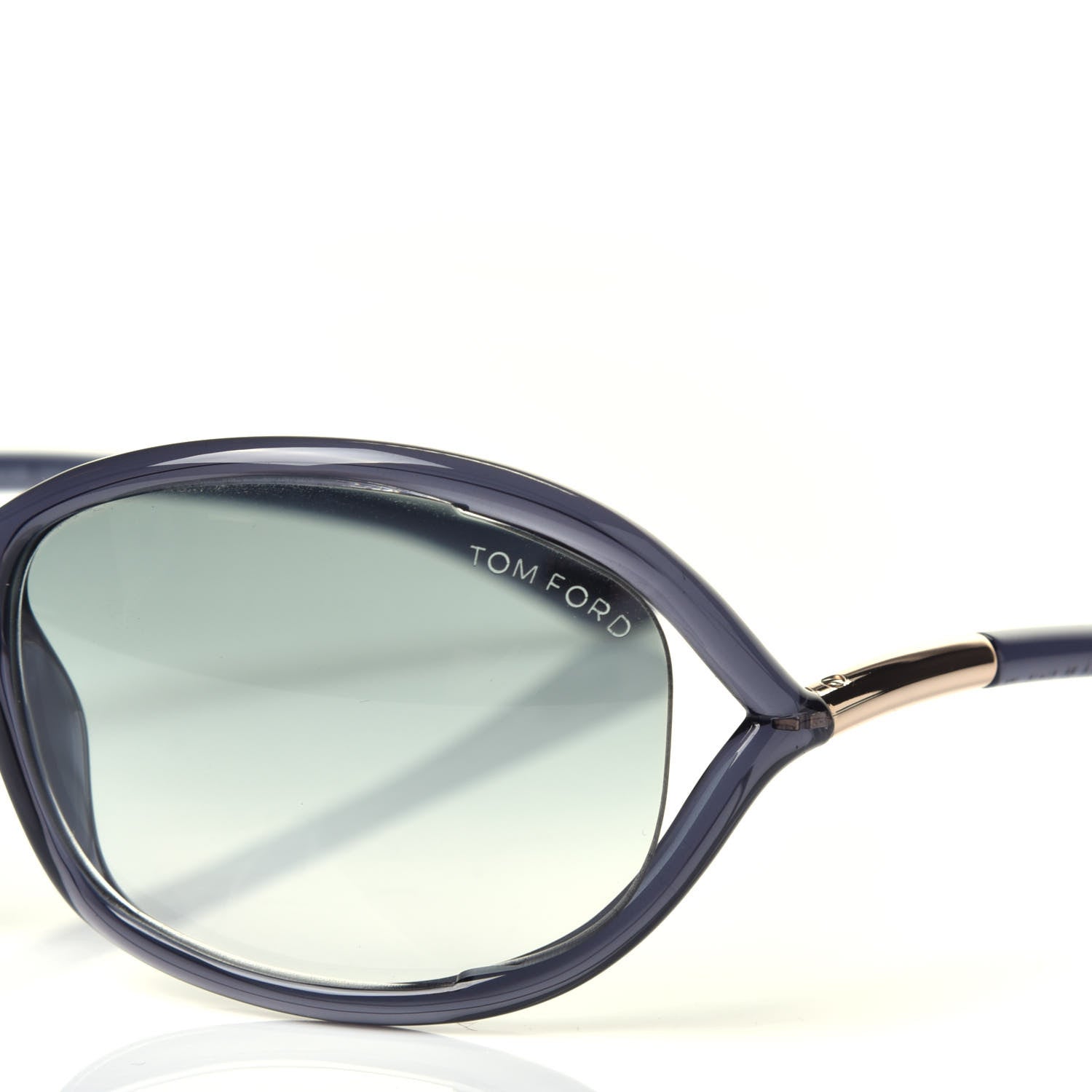 Tom Ford Acetate Jennifer Sunglasses TF8 Gray 7 of 8