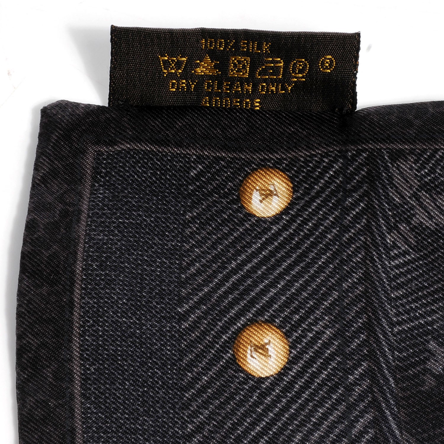 Louis Vuitton Silk Monogram New Denim Bandeau Black 6 of 6