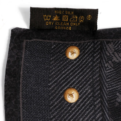 Louis Vuitton Silk Monogram New Denim Bandeau Black 6 of 6