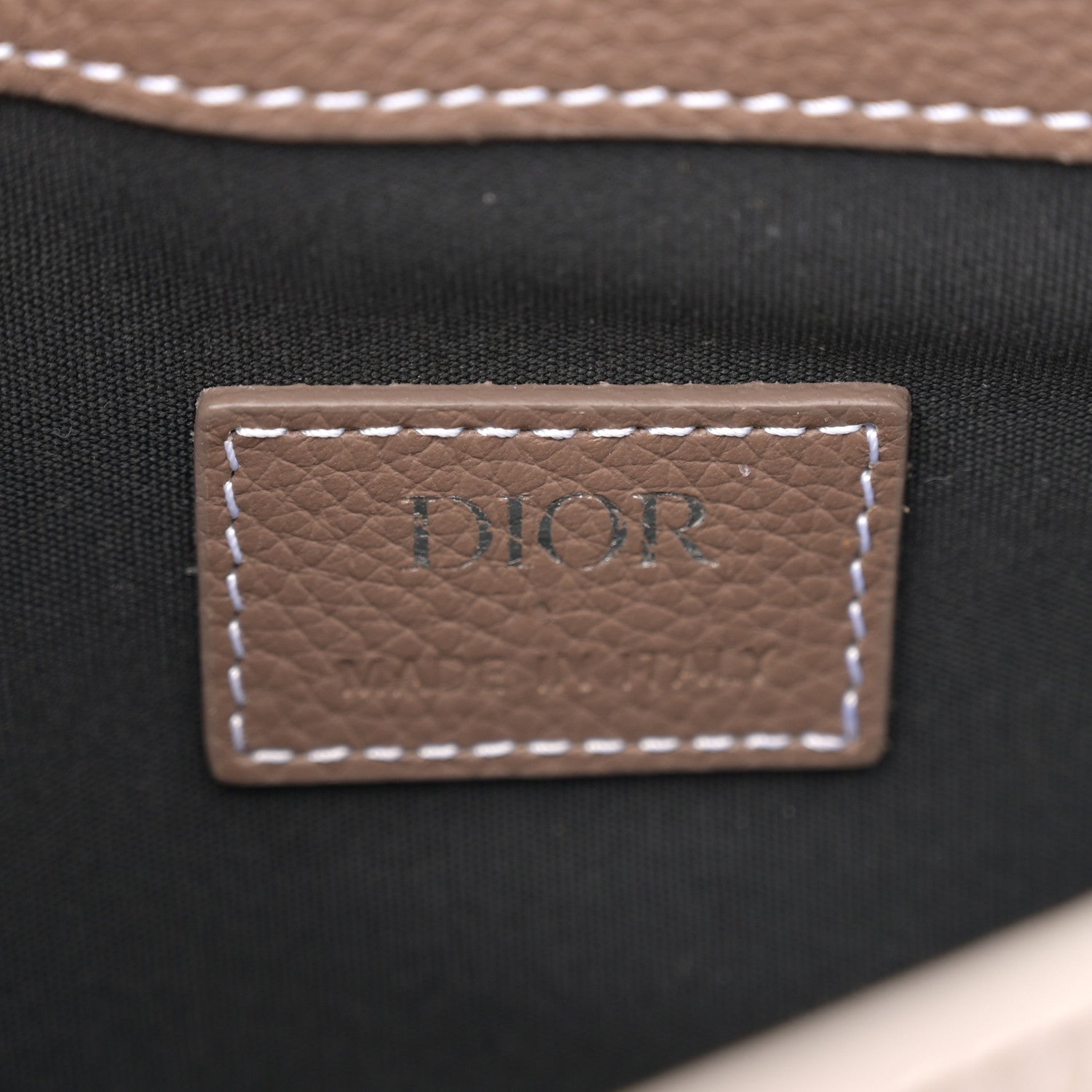 Christian Dior X KAWS Grained Calfskin Saddle Pouch Marron Multicolor 6 of 10