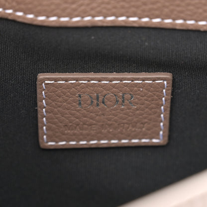 Christian Dior X KAWS Grained Calfskin Saddle Pouch Marron Multicolor 6 of 10