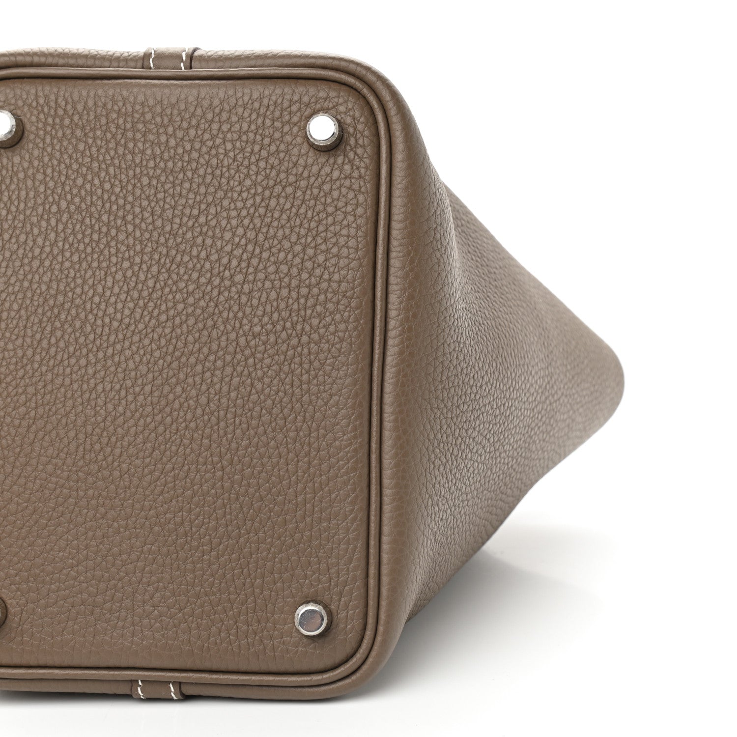 Hermes Taurillon Clemence Picotin Lock 18 PM Etoupe 8 of 8