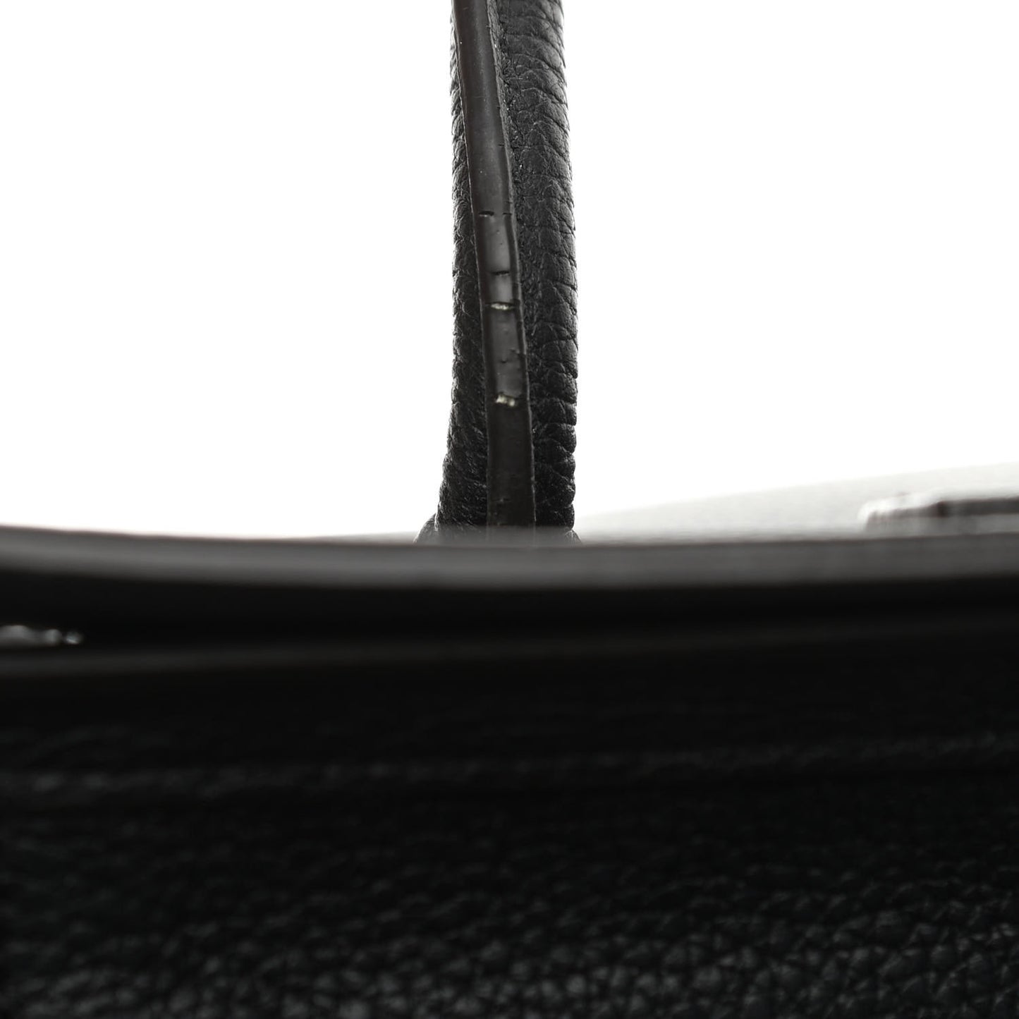 Drummed Calfskin Nano Luggage Black