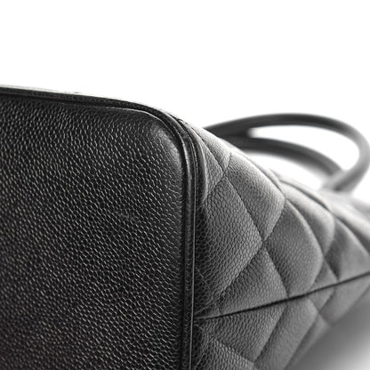 Chanel Caviar Quilted Medallion Tote Black 12 of 14