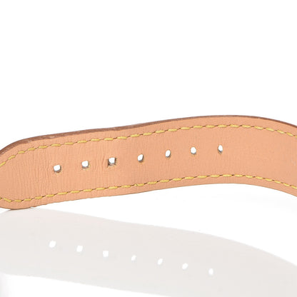 Louis Vuitton Stainless Steel Vernis Diamond 34mm Tambour Bijou Quartz Watch Beige 7 of 11