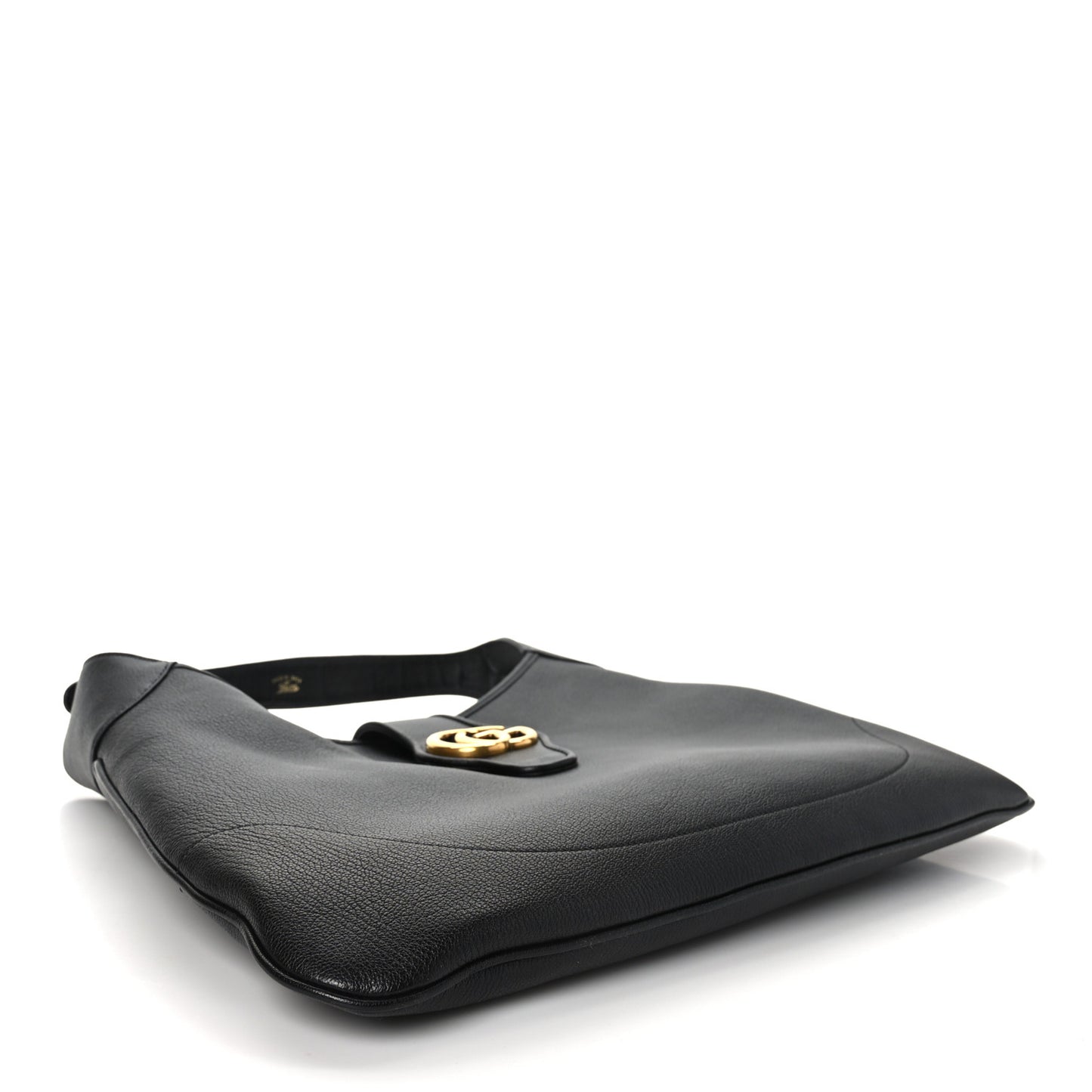 Goatskin Large Aphrodite Shoulder Bag Black