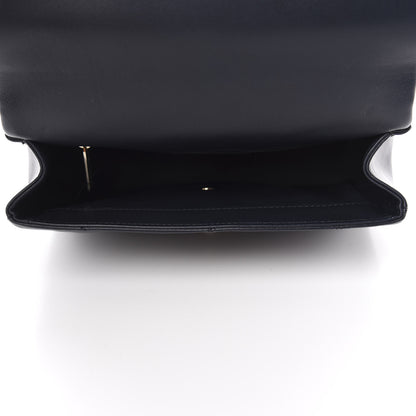 Chanel Lambskin Quilted Small Easy Carry Flap Navy 5 of 13