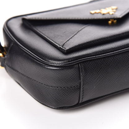 Prada Saffiano Small Camera Crossbody Bag Black 5 of 11