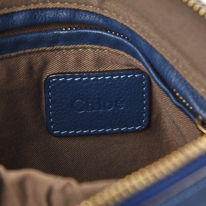 Chloe Calfskin Medium Marcie Satchel Royal Navy 8 of 8