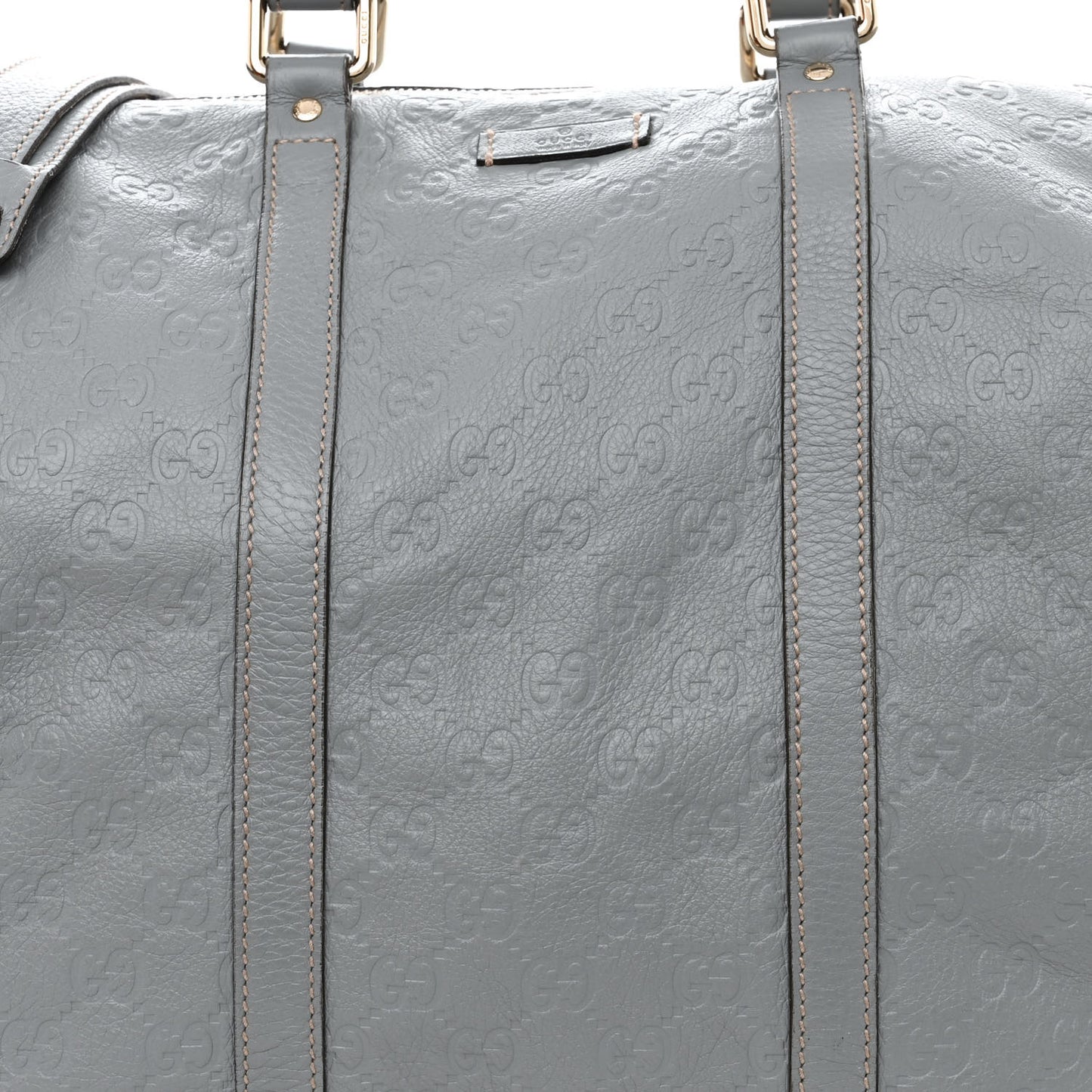 Guccissima Medium Carry On Duffle Light Blue
