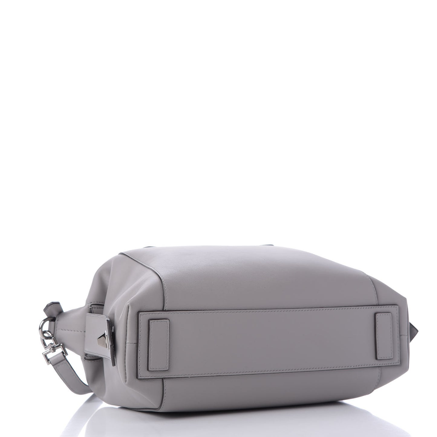 Soft Calfskin Small Antigona Pearl Grey