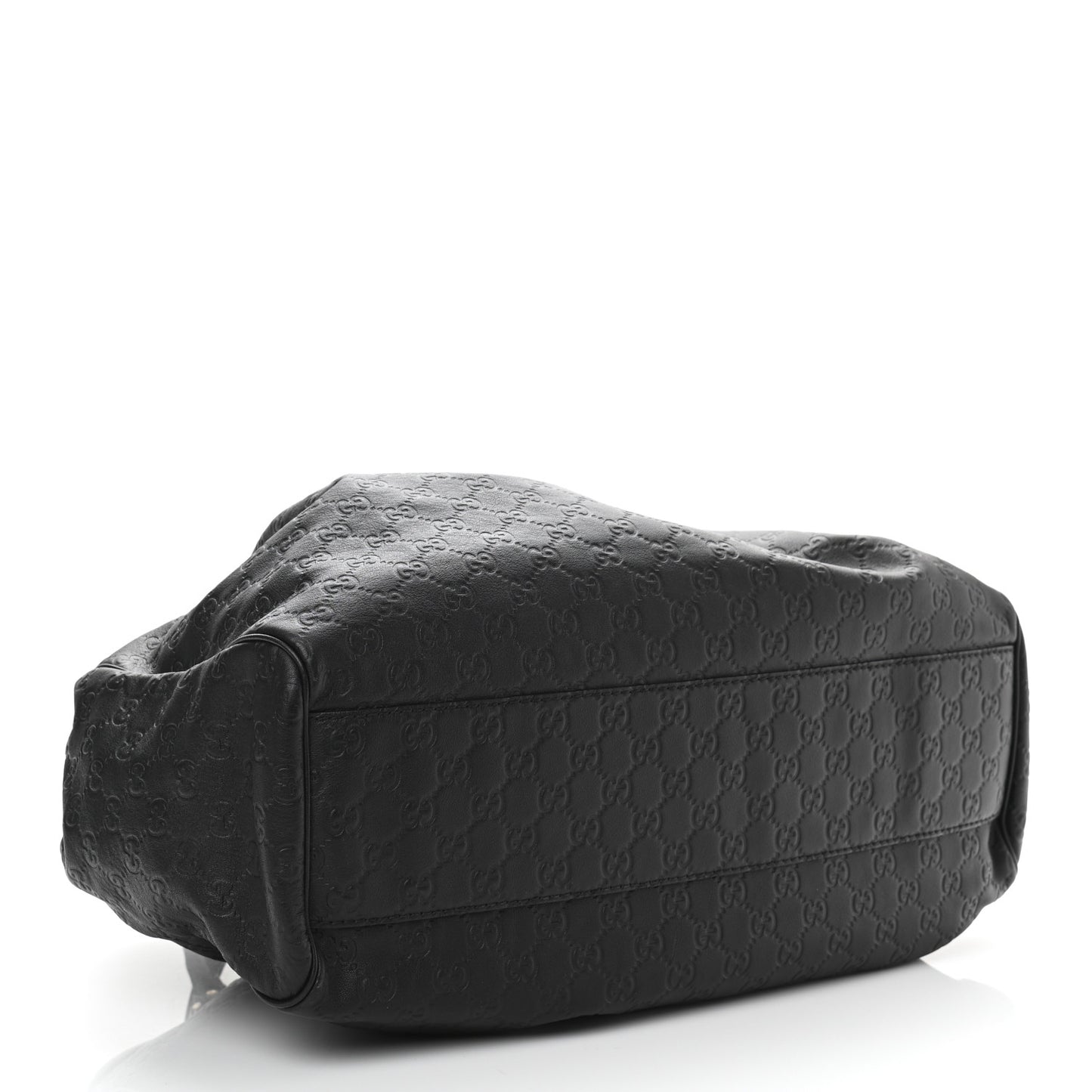 Guccissima Vitello Tender Large Sukey Tote Black