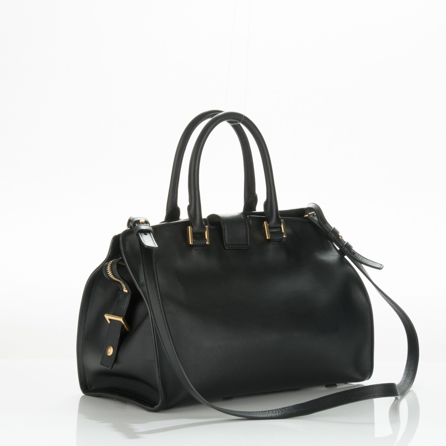Saint Laurent Calfskin Small Classic Y Cabas Black 3 of 7