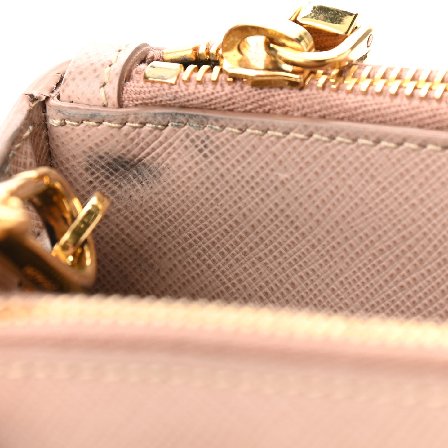 Saffiano Small Galleria Double Zip Tote Cammeo