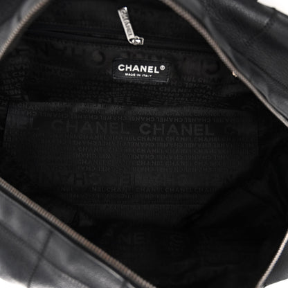 Chanel Caviar Square Stitched Bowler Black 5 of 10