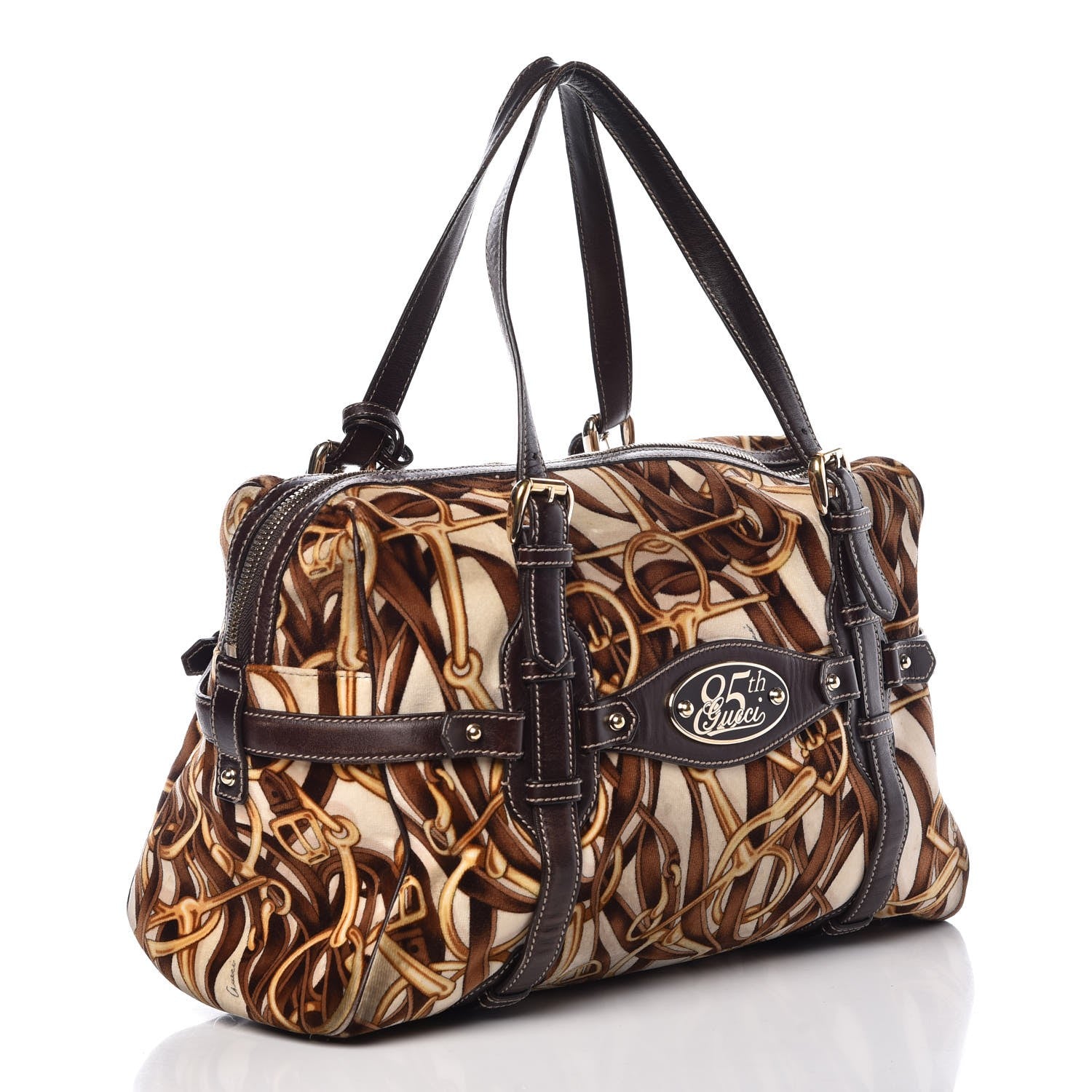 Gucci Velvet 85th Anniversary Boston Tote 3 of 15