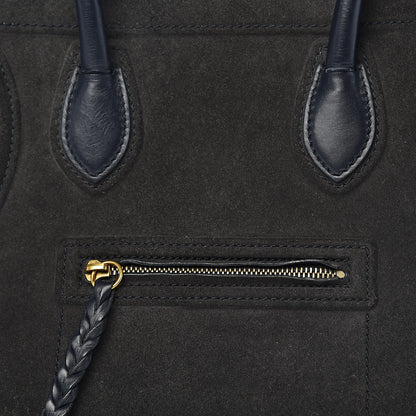 Celine Suede Medium Phantom Luggage Anthracite 20 of 20