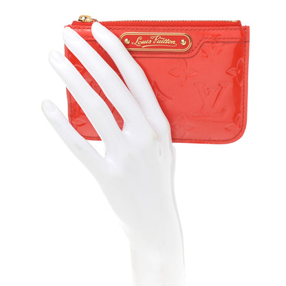 Louis Vuitton Vernis Key Pouch Orange Sunset 2 of 6