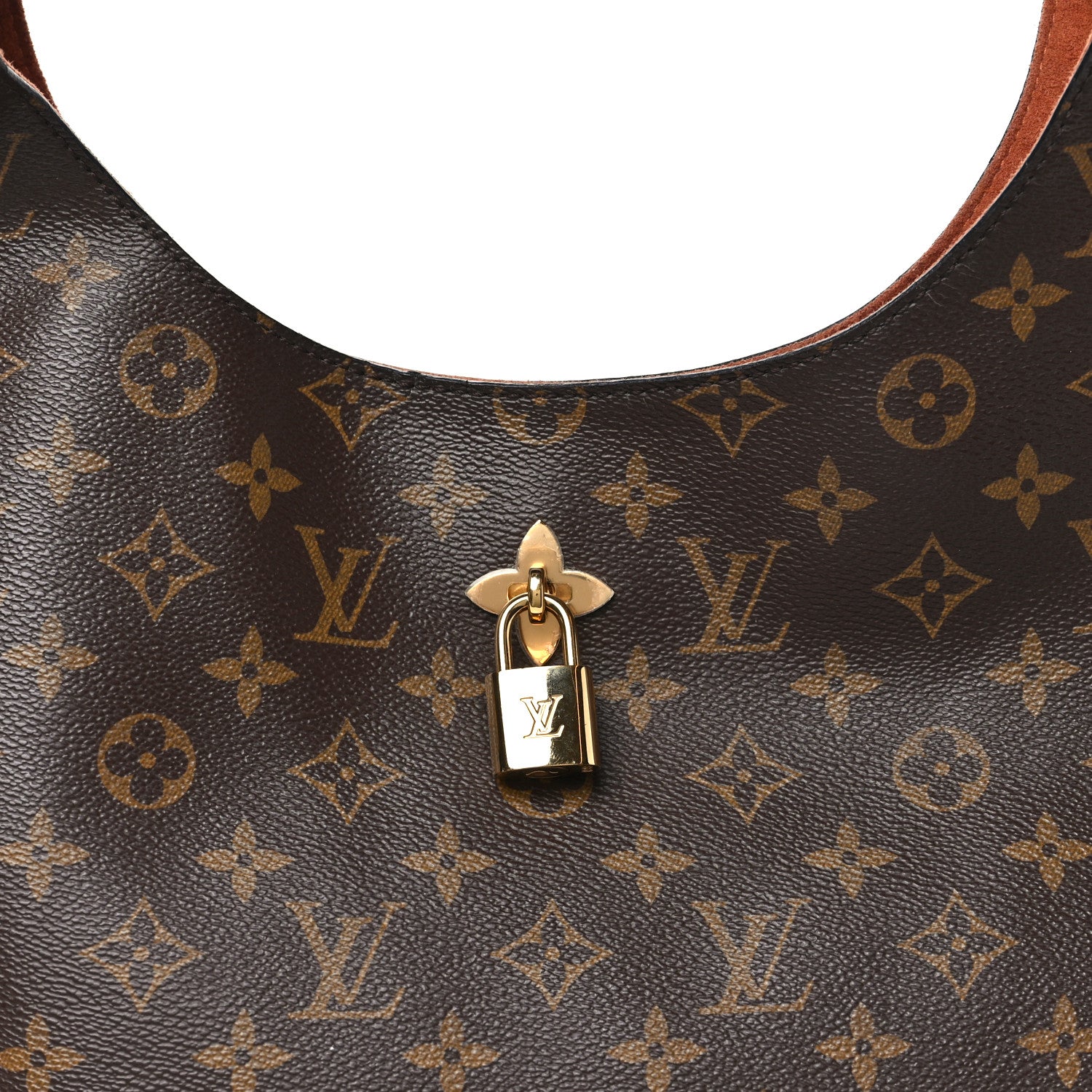 Louis Vuitton Monogram Flower Hobo Caramel 7 of 9