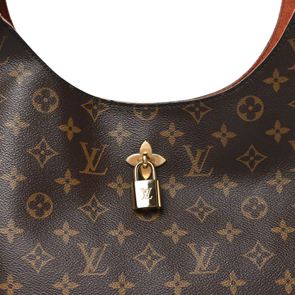Louis Vuitton Monogram Flower Hobo Caramel 7 of 9