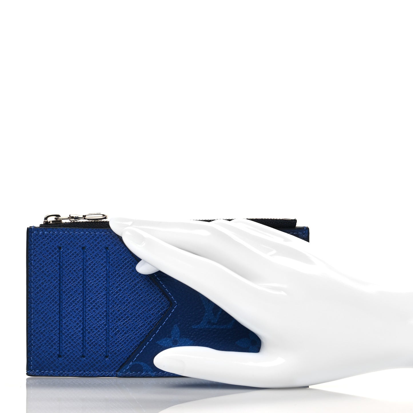 Monogram Taiga Coin Card Holder Cobalt